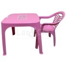 KIT 01 PLASNORTHON MESA INFANTIL + 01 POLTRONA INFANTIL