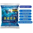 KIT 05 ASTRALPOOL CLORO PASTILHA ORGANICO 200GR + CLORADOR MARGARIDA