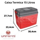 UNITERMI CAIXA TERMICA 15 LTS
