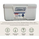 INVICTA COLEMAN CAIXA TERMICA 150 QT 142 LTS MARINE BRANCA